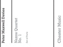 Naxos Quartet No.1 (Parts)