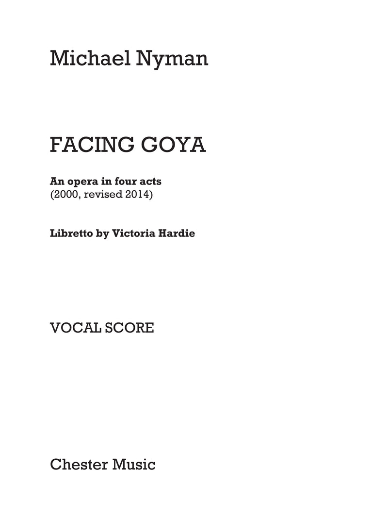 Facing Goya