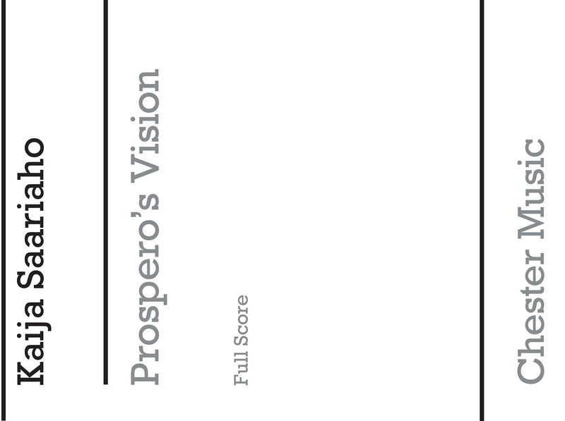 Prospero's Vision (Score)