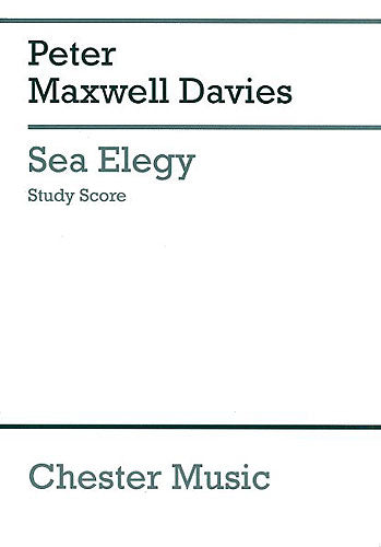 Sea Elegy (Study Score)