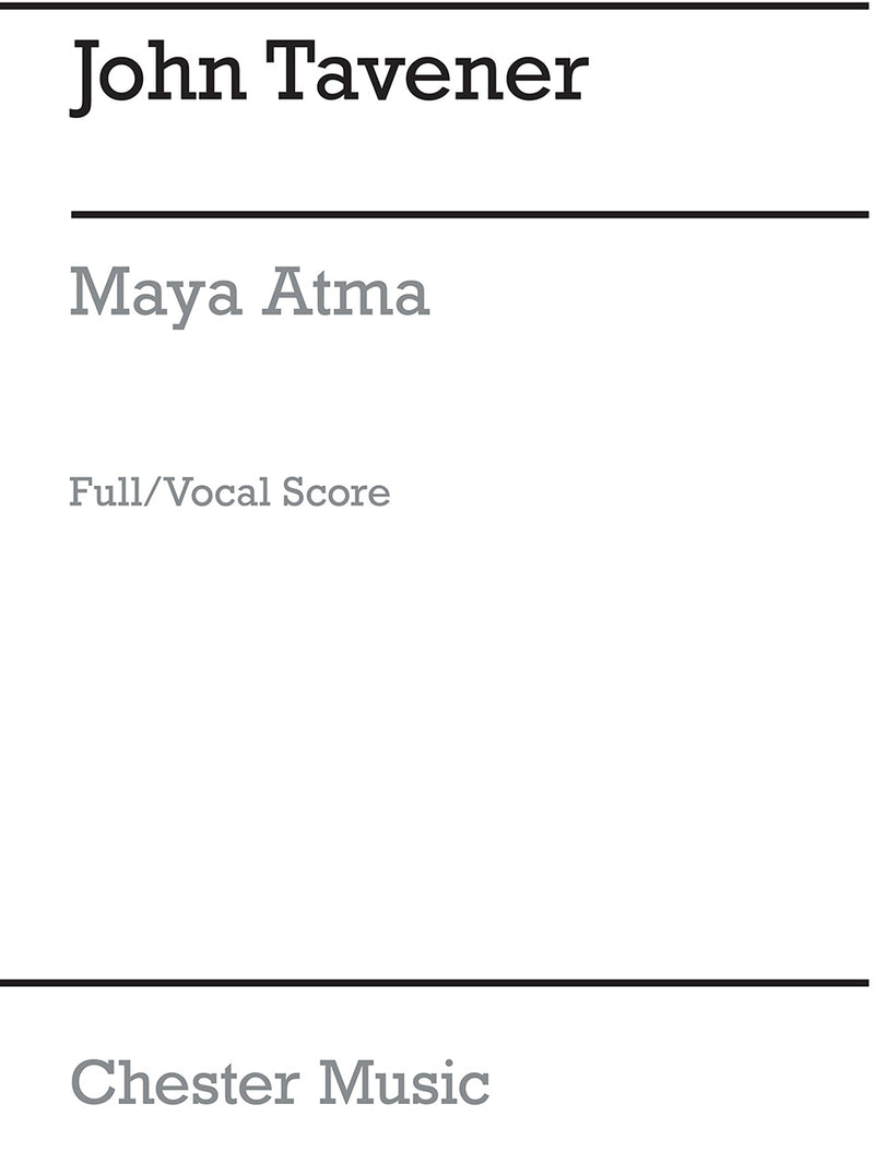 Maya Atma (Full/Vocal Score)