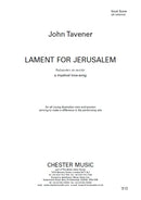 Lament For Jerusalem