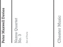 Naxos Quartet No.3 (Parts)