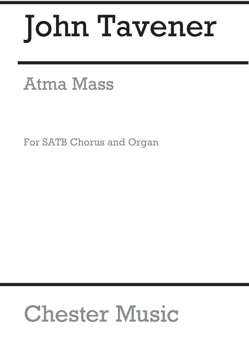 Atma Mass SATB/Organ