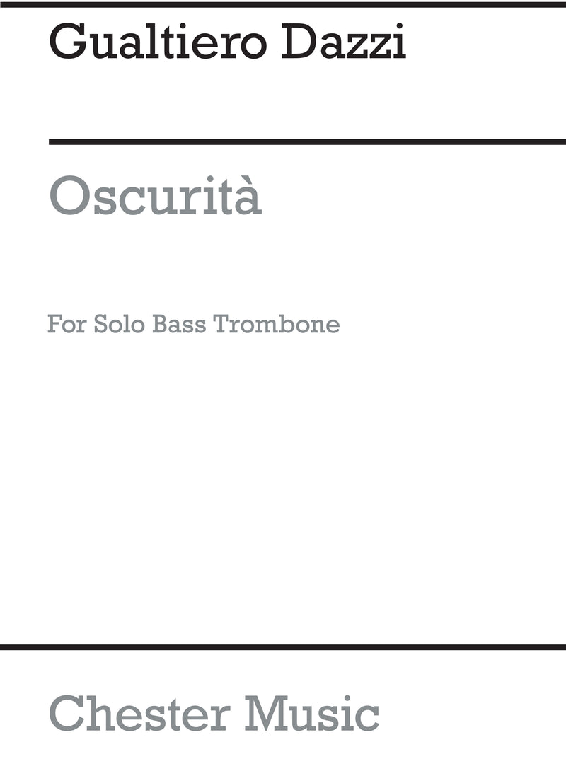 Oscurita Solo Bass Trombone