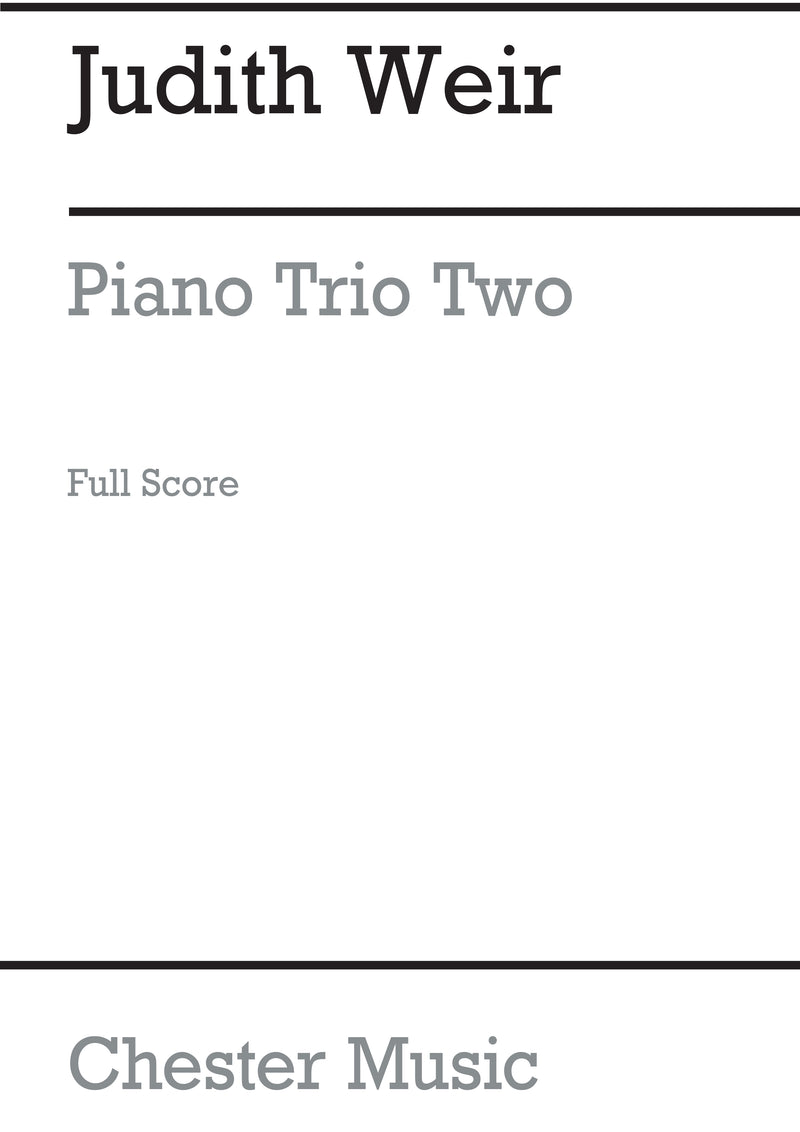 Piano Trio Two (Piano Score)