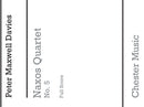 Naxos Quartet No.5