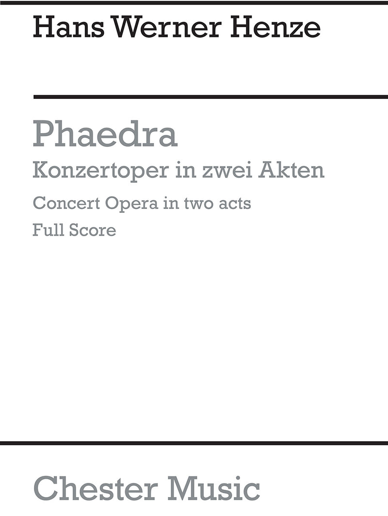 Phaedra (Score)