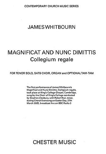 Magnificat And Nunc Dimittis (Collegium Regale)