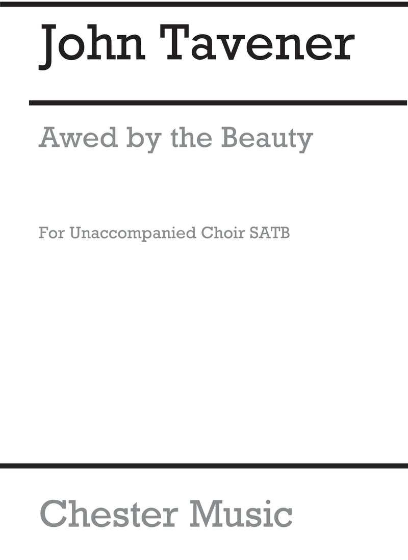 Awed By The Beauty (SATB and Organ)