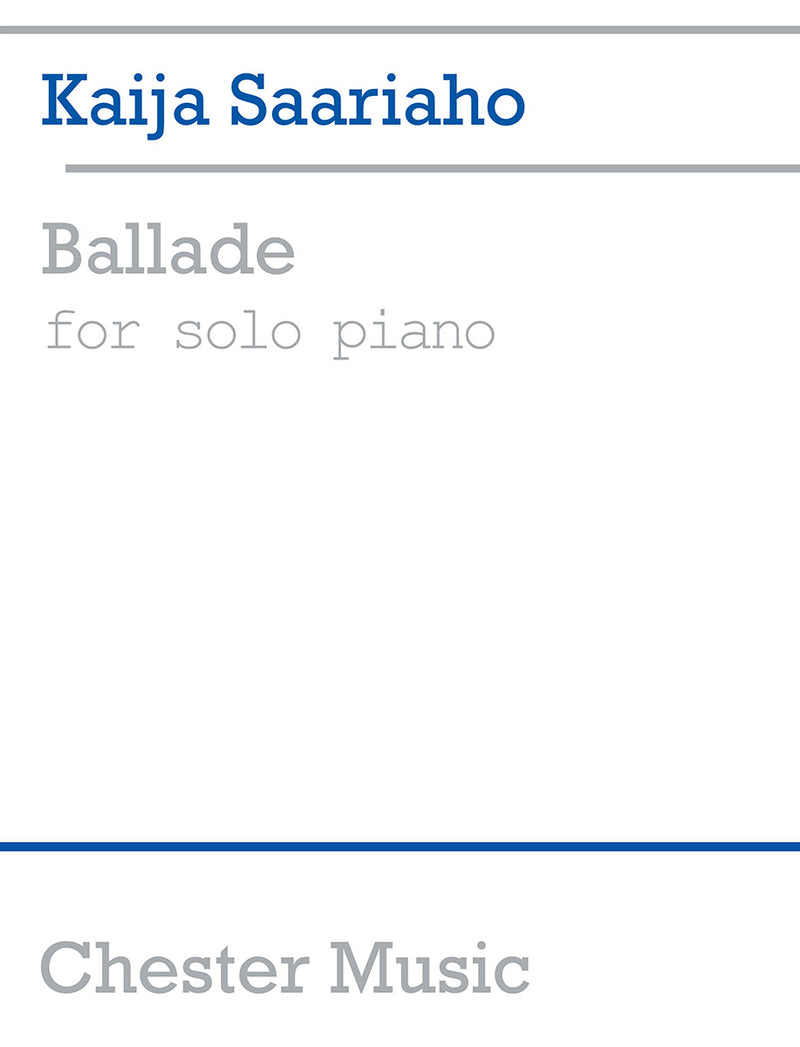 Ballade For Solo Piano