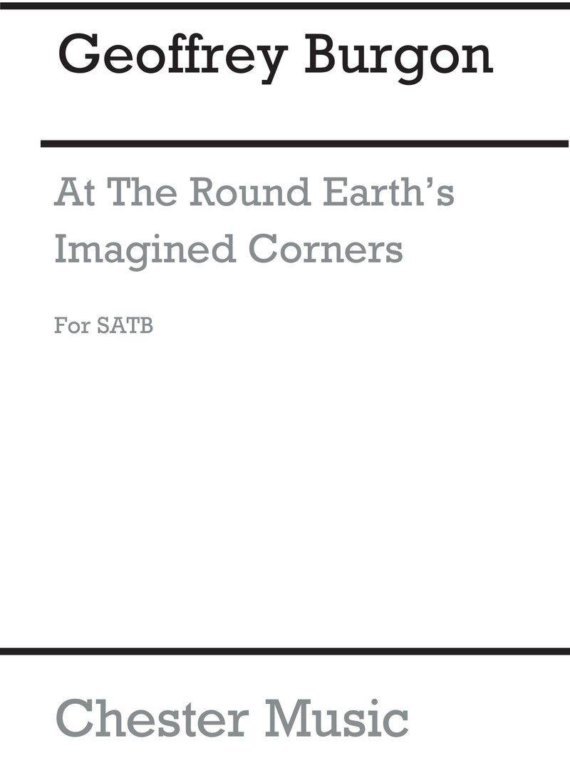 At The Round Earth's Imagined Corners (SATB, Organ Accompaniment, Trumpet)