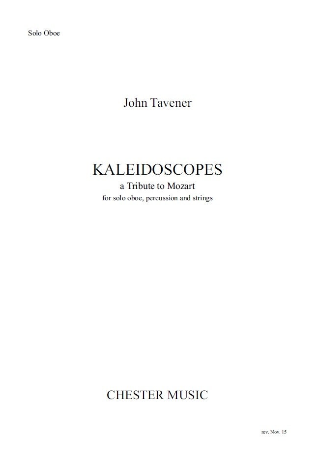 Kaleidoscopes (Oboe Part)