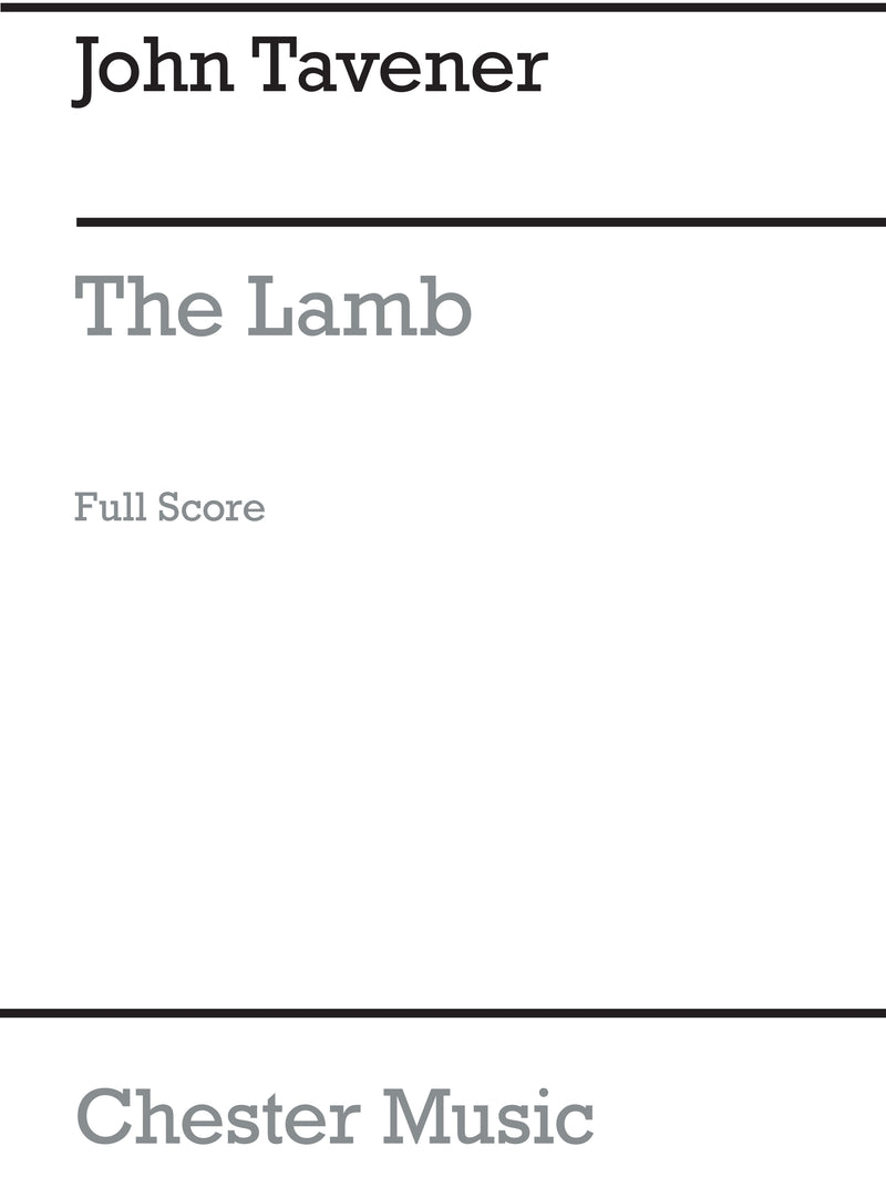 The Lamb (String Orchestra Version) Score