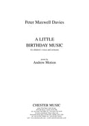 A Little Birthday Music - Full Score