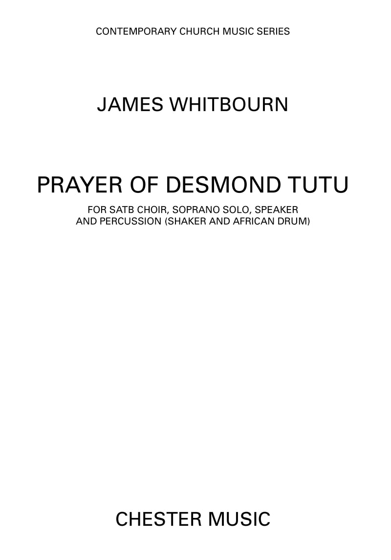 A Prayer Of Desmond Tutu (SATB)