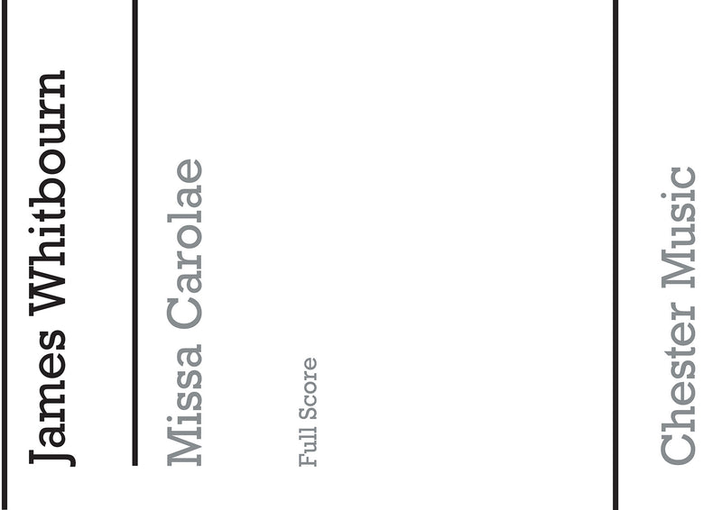 Missa Carolae (Full Score)