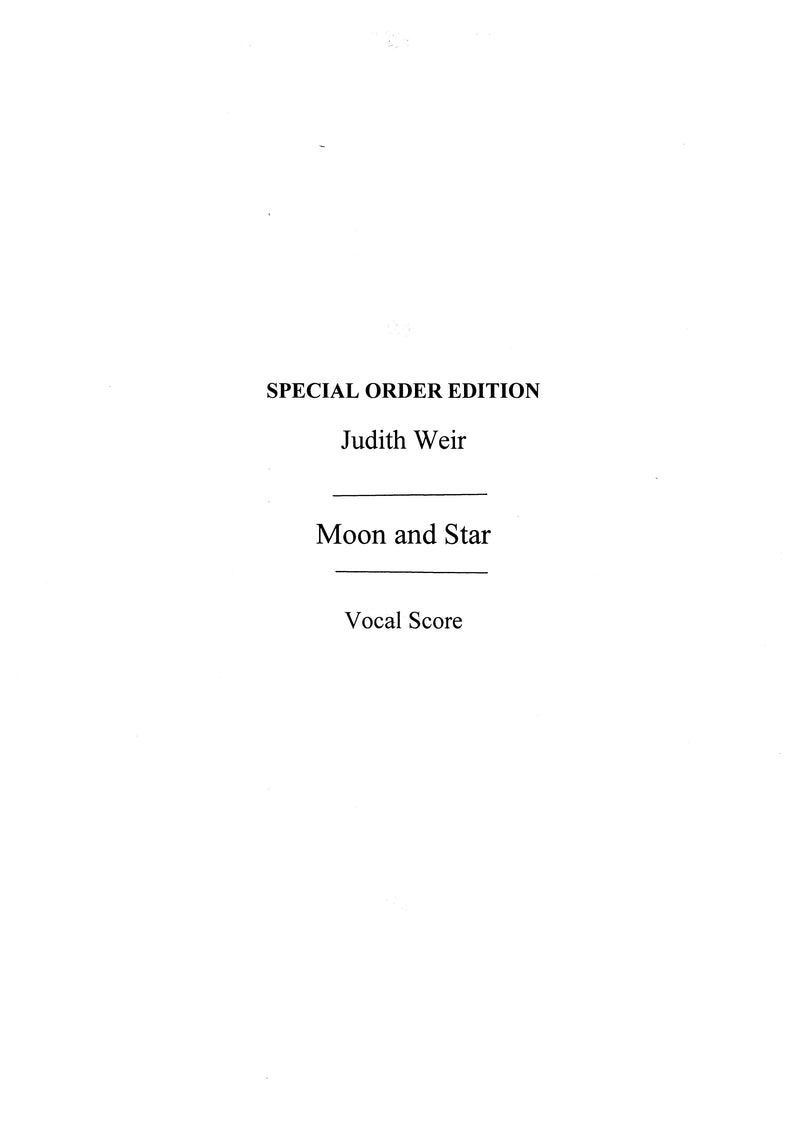 Moon And Star (Vocal Score)