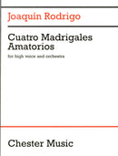 Cuatro Madrigales Amatorios (High Voice and Orchestra)