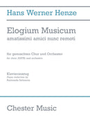 Elogium Musicum (Vocal Score)