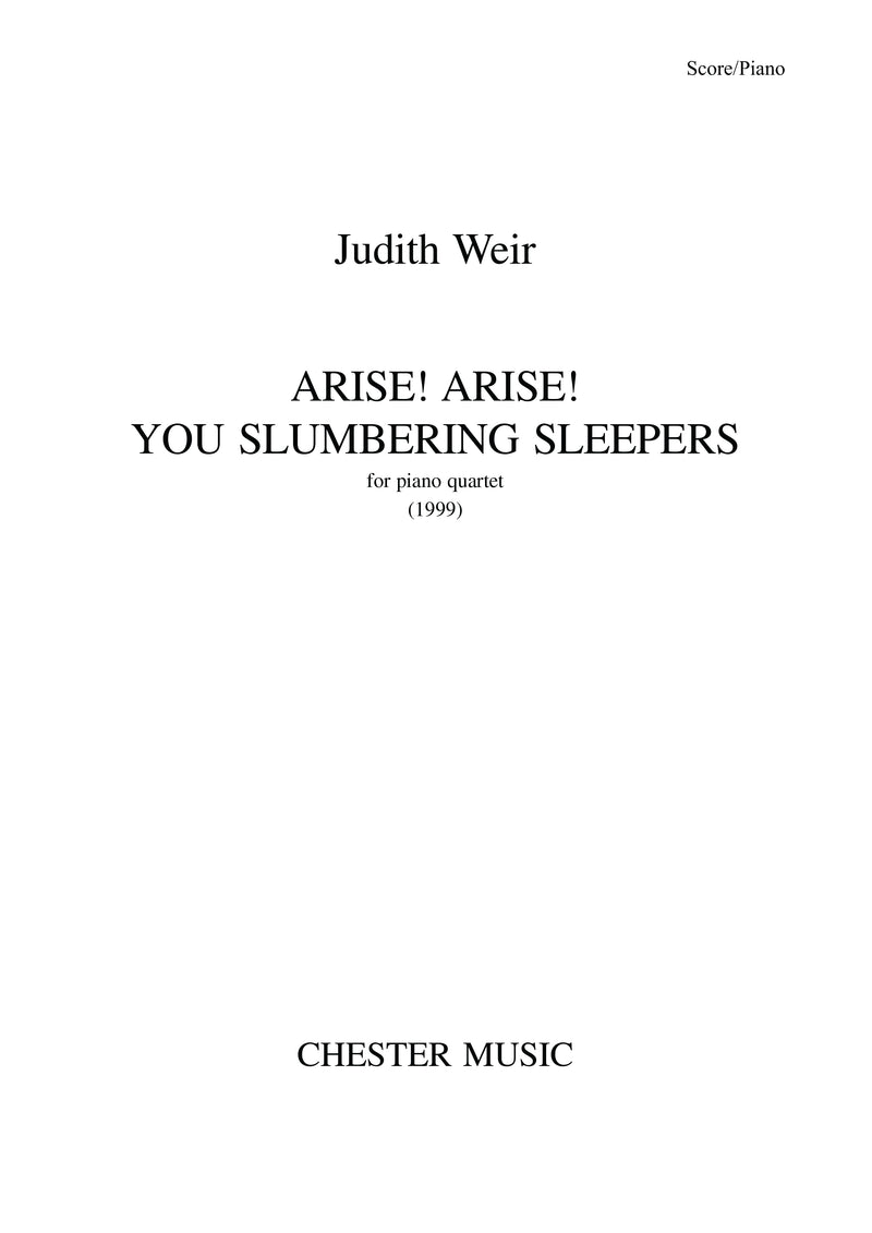 Arise! Arise! You Slumbering Sleepers