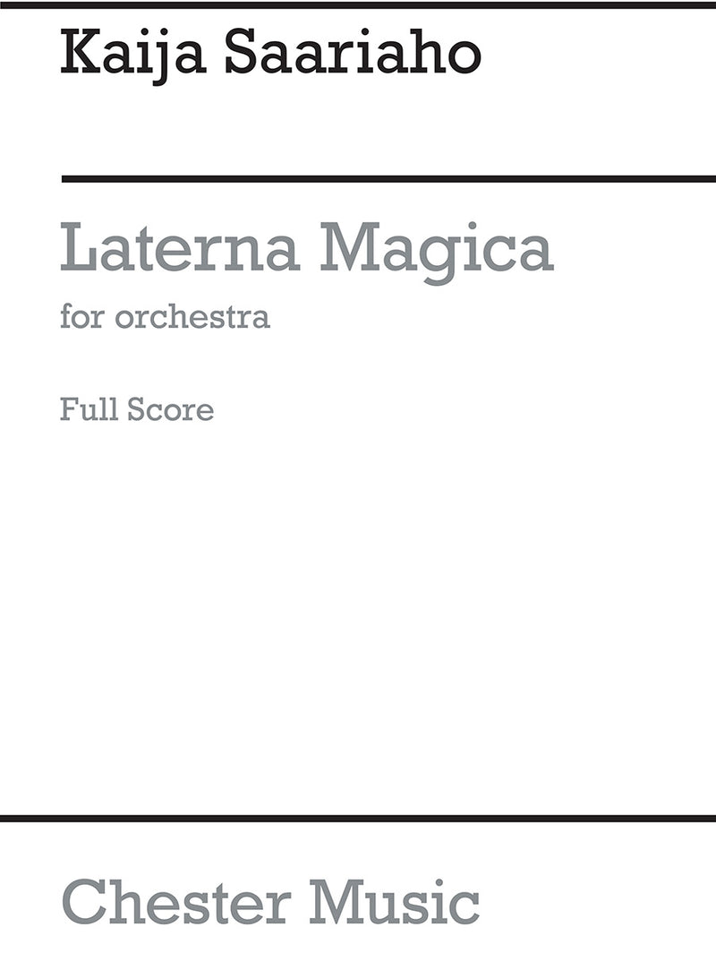 Laterna Magica for Orchestra (Full Score)