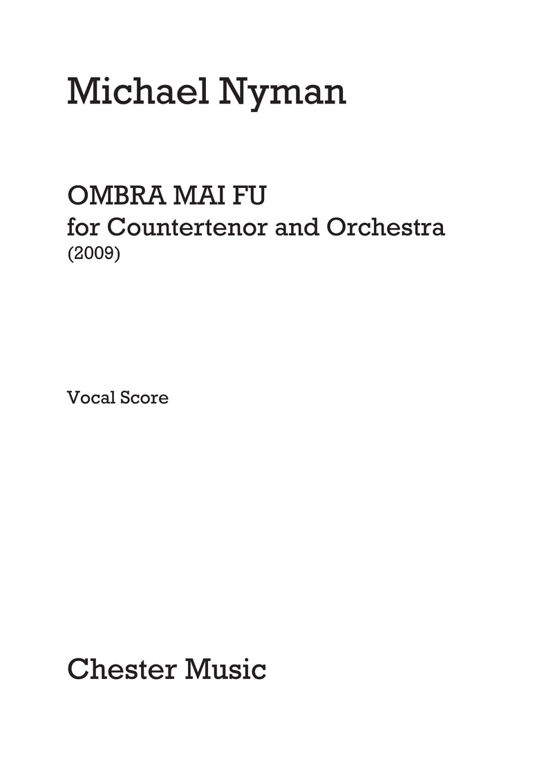 Ombra Mai Fu (Vocal Score)