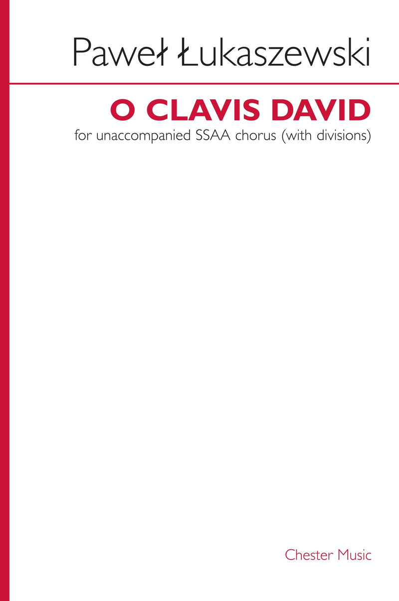 O Clavis David (SSAA)