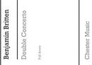 Double Concerto (Full Score)