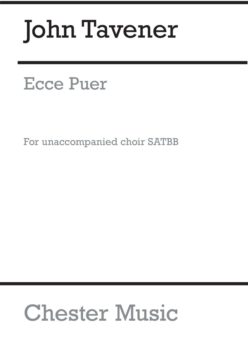 John Tavener: Ecce Puer