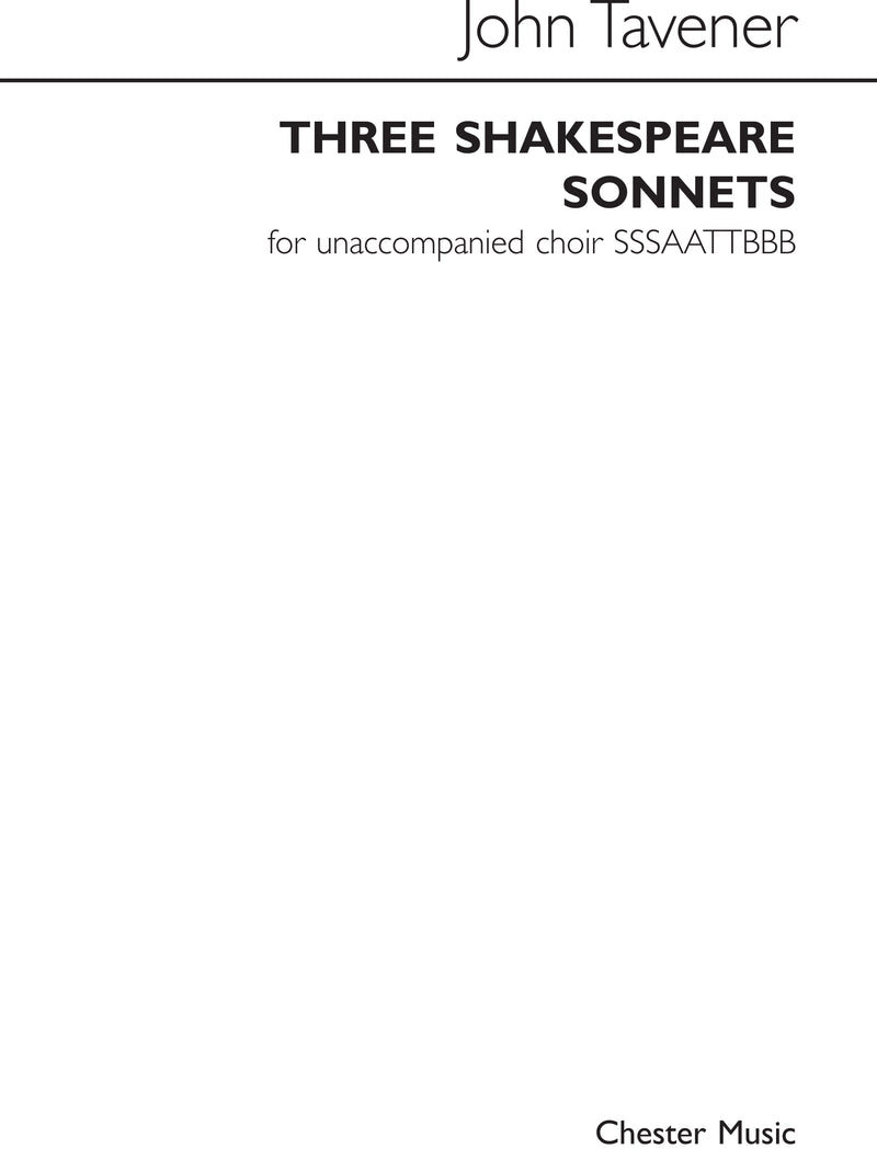 Three Shakespeare Sonnets