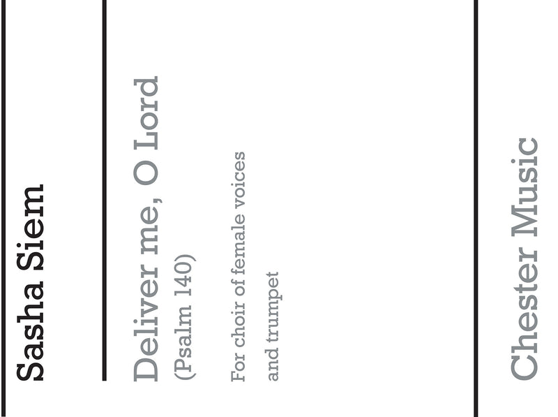 Deliver Me, O Lord (Psalm 140)