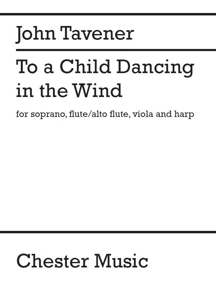 To A Child Dancing In The Wind (Flute, Viola and Harp)