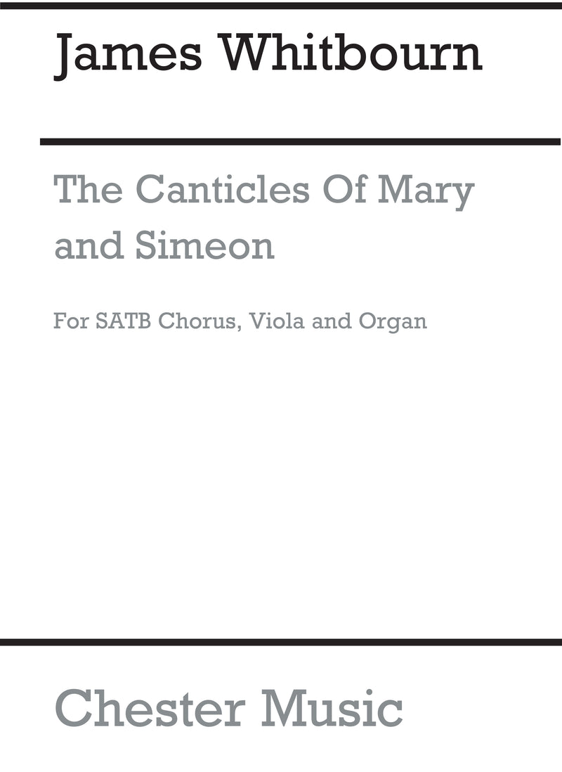 The Canticles of Mary and Simeon (Book [Softcover])