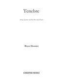 Tenebre For String Quartet And Pre-recorded Track