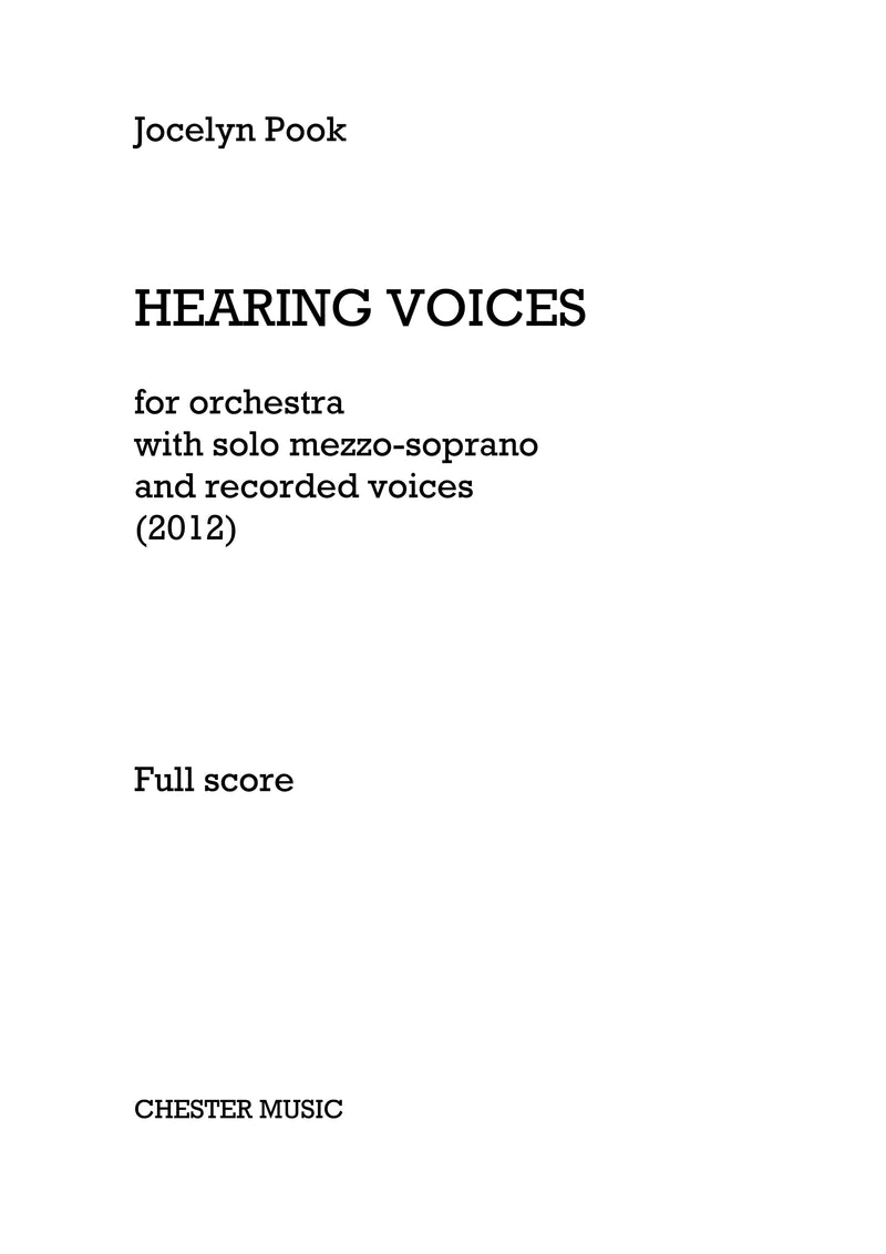 Hearing Voices (Mezzo-Soprano and Orchestra)