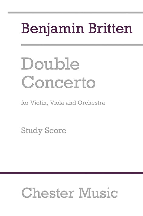Double Concerto (Violin, Viola, Orchestra)