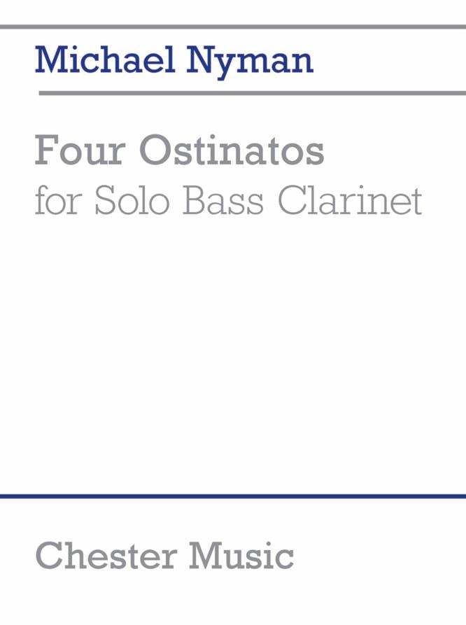 Four Ostinatos (for Solo Bass Clarinet)
