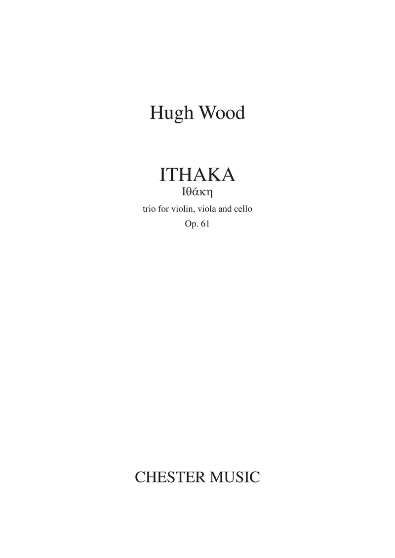 Ithaka - Trio For Violin, Viola And Cello (Score)