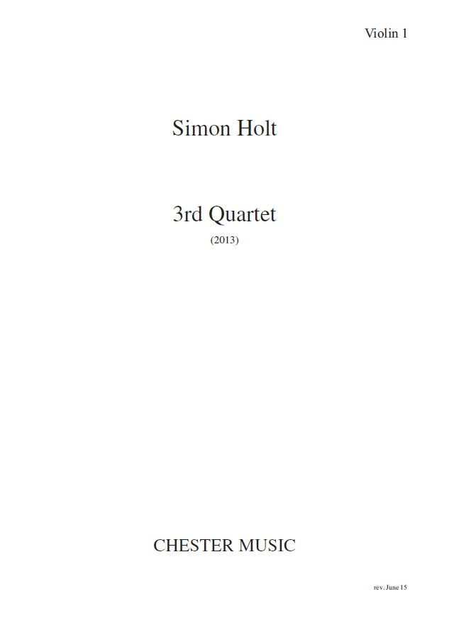 3rd Quartet (Set of Parts)