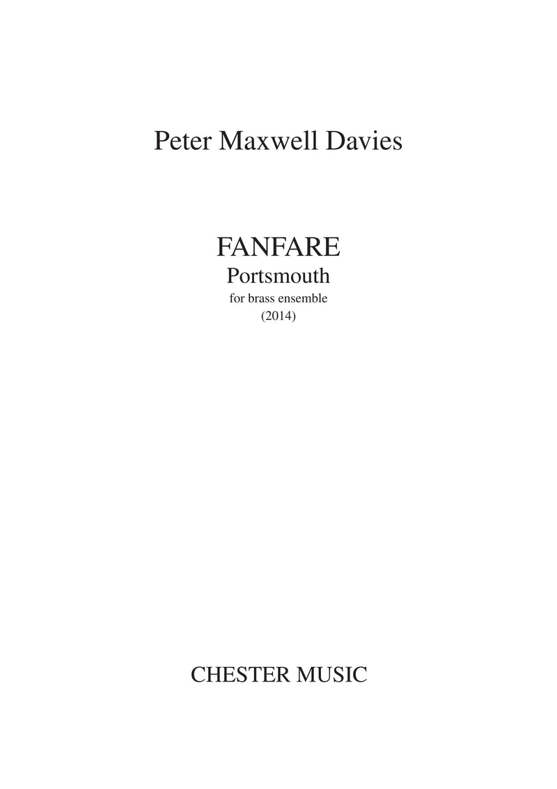 Fanfare Portsmouth (Score)