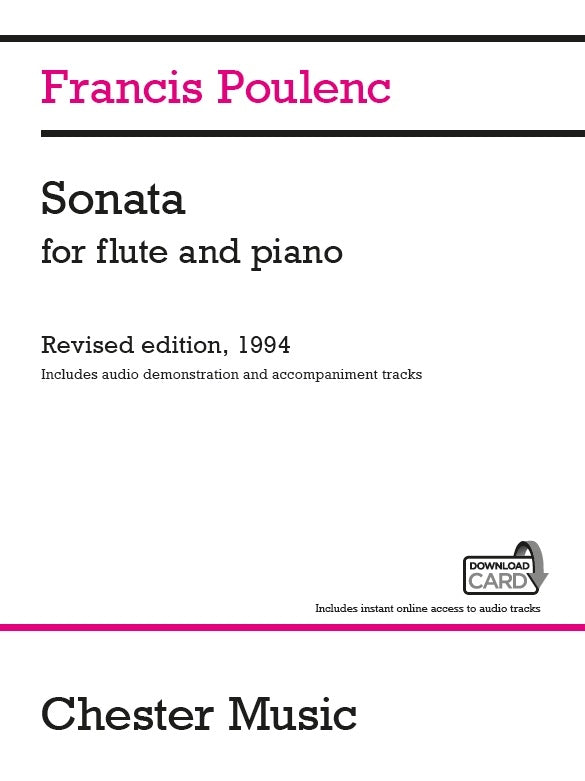 Sonata For Flute And Piano (rev. 1994), with audio