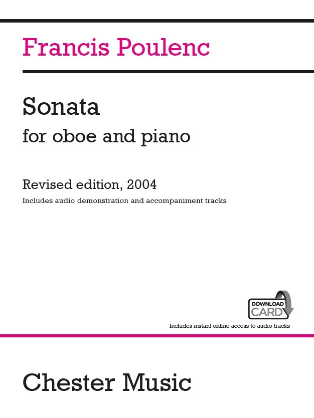 Sonata for Oboe and Piano (with audio)