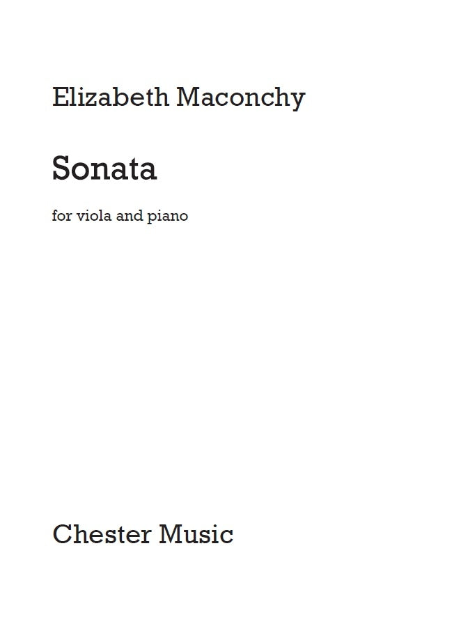 Sonata For Viola And Piano