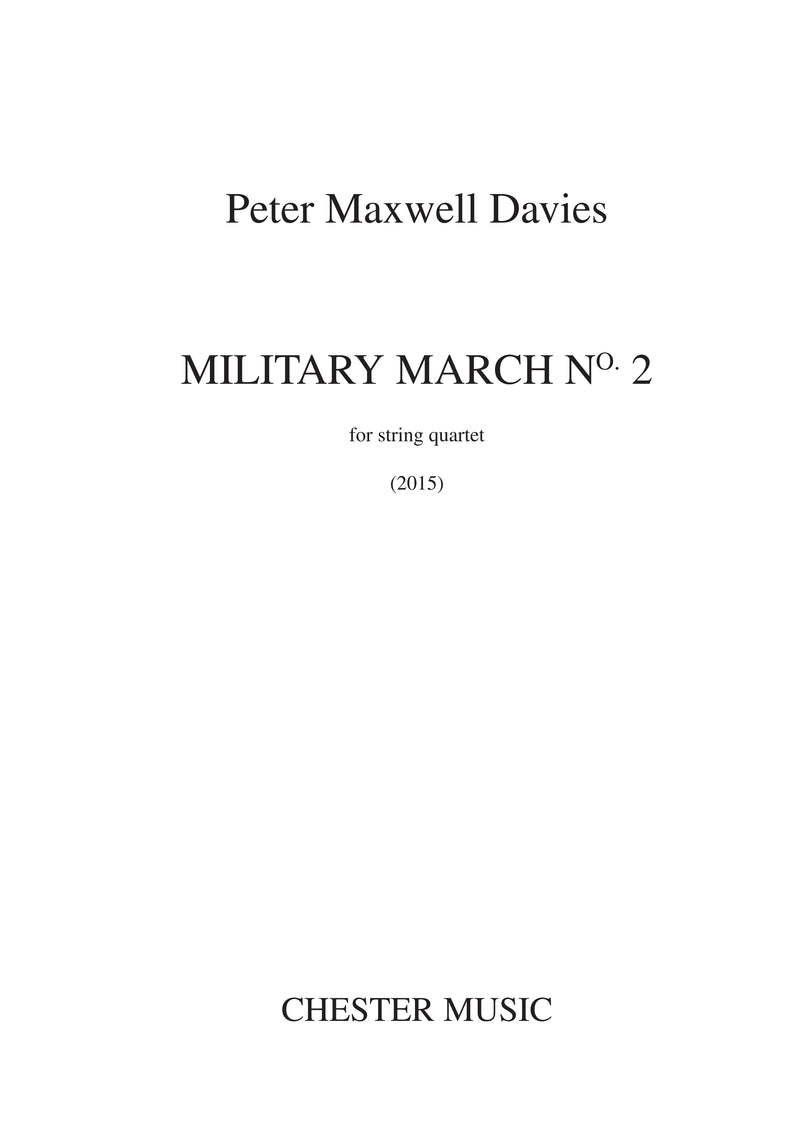 Peter Maxwell Davies: Military March No.2