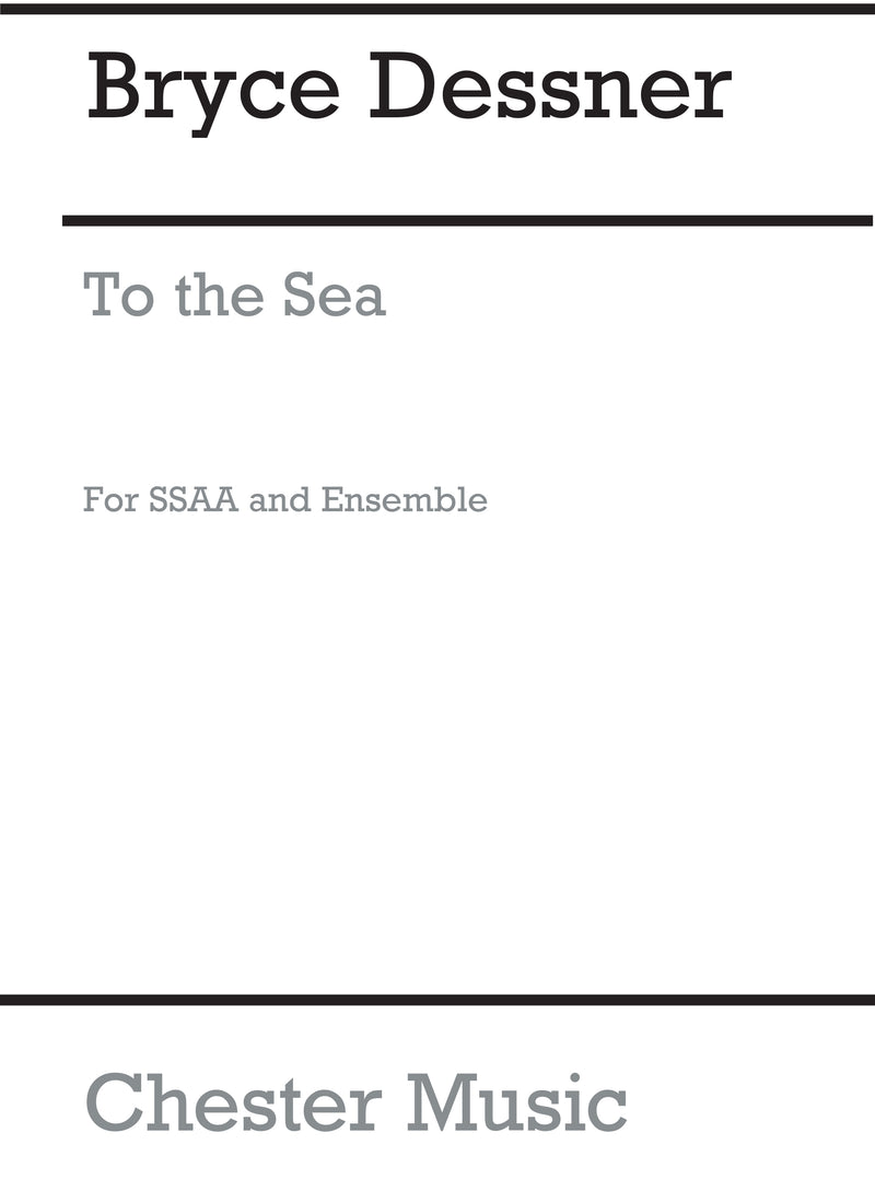 To The Sea (SSAA and Piano)