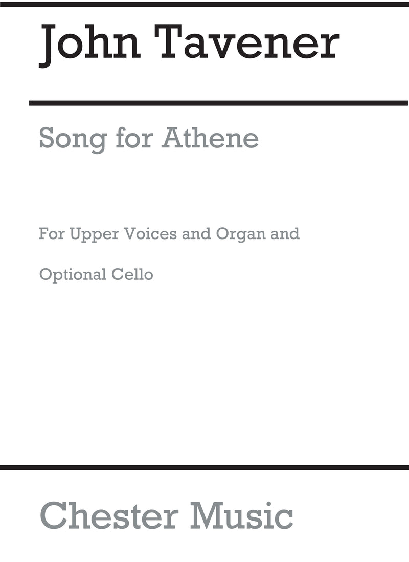 Song For Athene (SSAA, Cello and Organ Accompaniment)