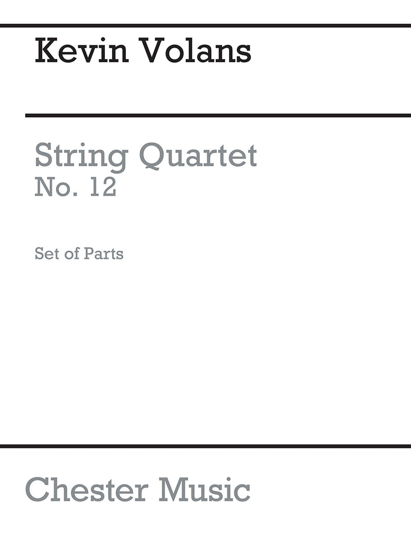 String Quartet No.12 (Set of Parts)