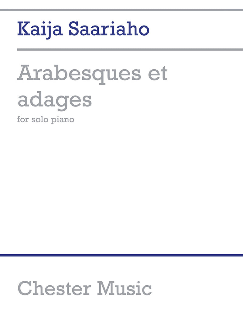 Arabesques Et Adages For Solo Piano