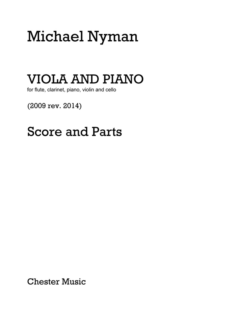 Viola and Piano (Revised 2014)